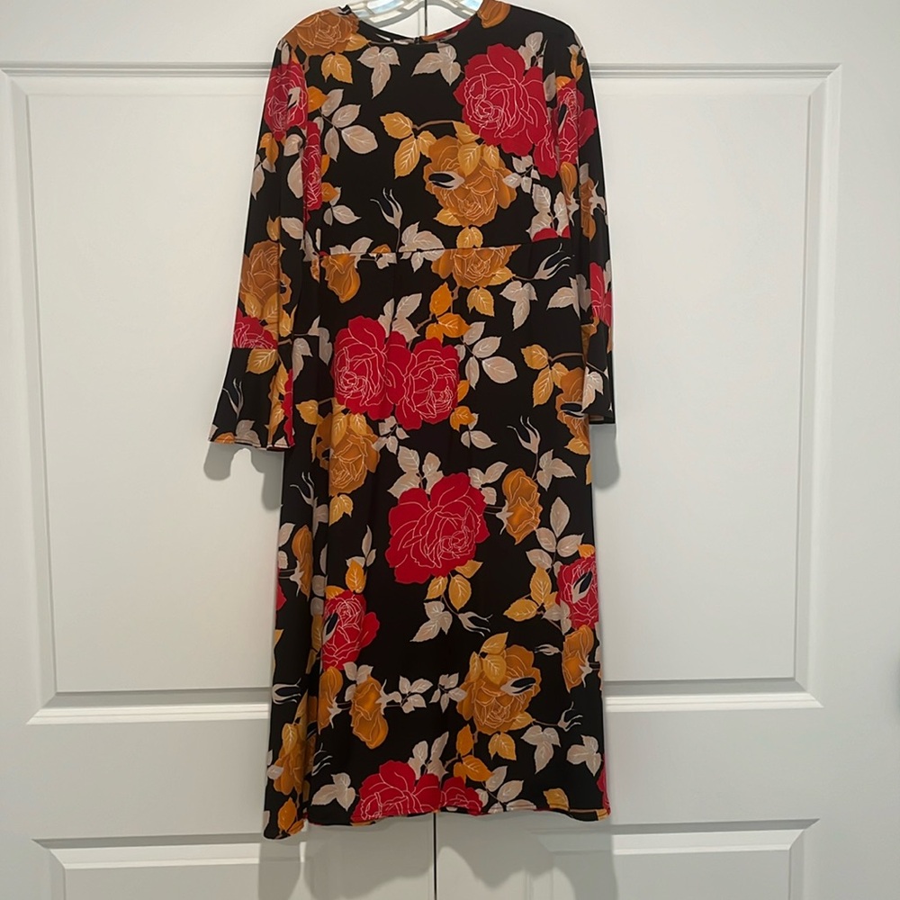 Asos Design Panelled Button Through Midi Shirt Dr… - image 1